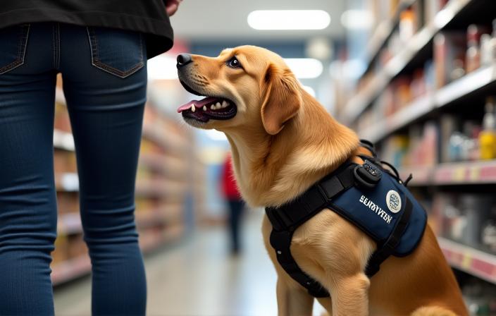 Entraînement chien assistance