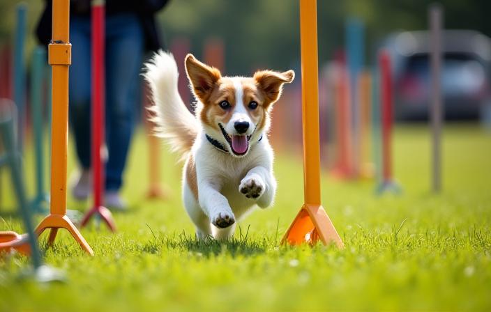 Stage d’agilité pour chien